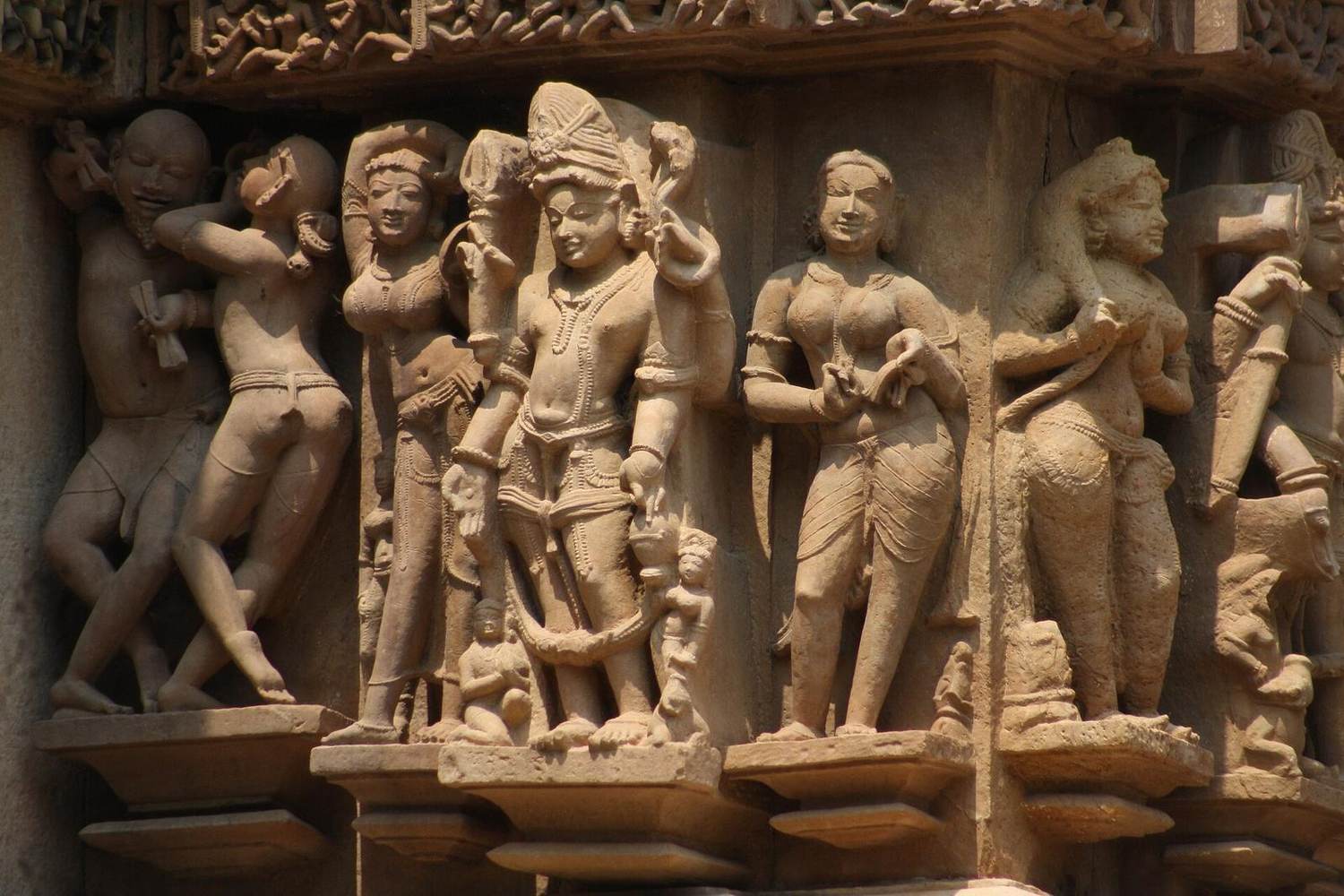 The western group of temples at Khajuraho