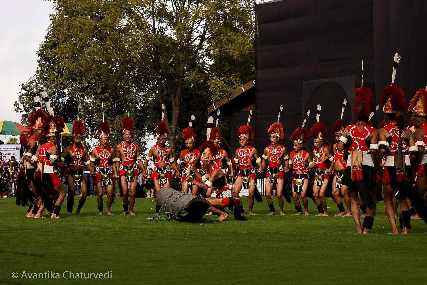 Dancers at the Hornbill Festival, Nagaland